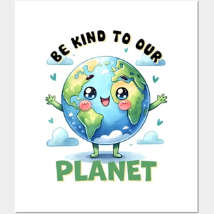 Be kind to our planet Posters and Art